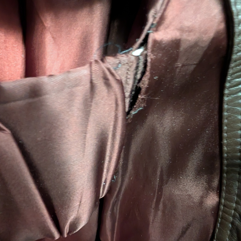 Chocolate Brown Leather Caplet - Picture 6 of 6